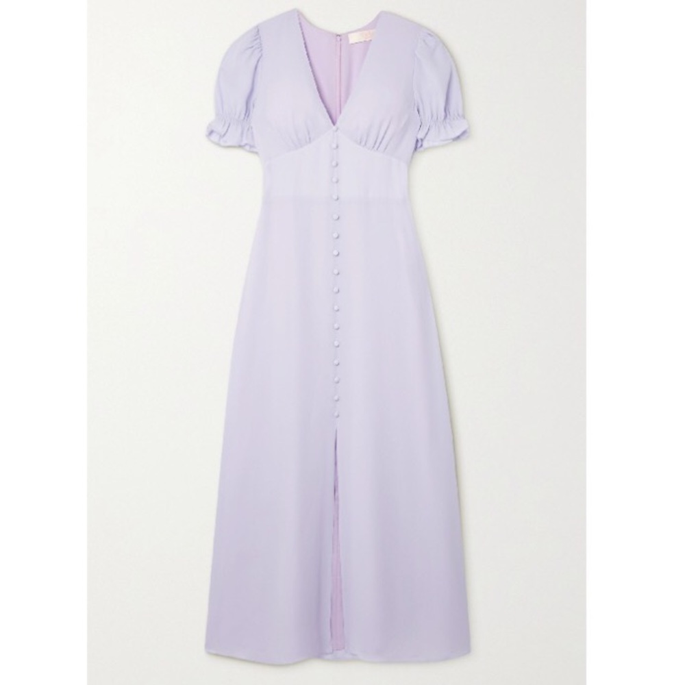 TVF for DVF Lavender Midi Madi Dress Size 2